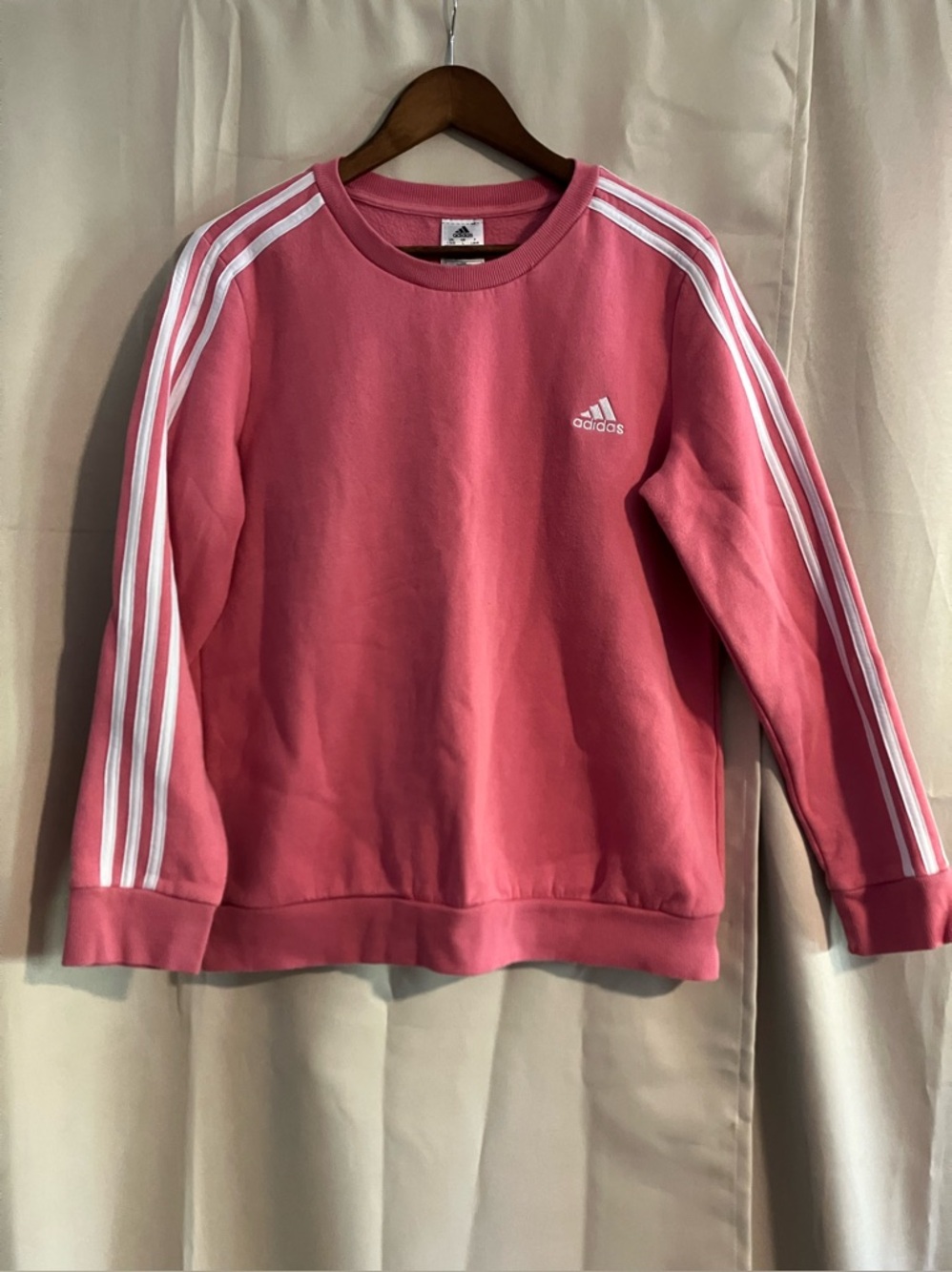 Adidas Rose Pink Crewneck Sweatshirt with Tag